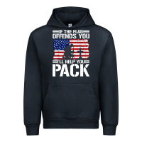 Navy if the flag offends you Urban Hoodie - artisFamous