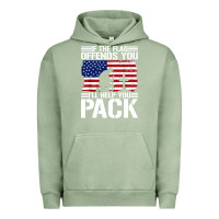 Pigment Oil Green if the flag offends you Urban Hoodie - artisFamous