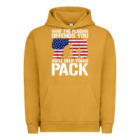 Pigment Peanut Butter if the flag offends you Urban Hoodie - artisFamous