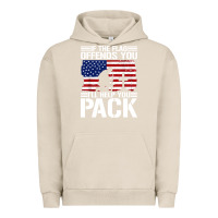 Pigment French Oak if the flag offends you Urban Hoodie - artisFamous