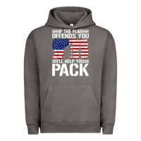 Pigment Tornado if the flag offends you Urban Hoodie - artisFamous