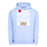 Pigment Grape Ice i love heart hot moms cold beer funny adult drinking joke Urban Hoodie - artisFamous