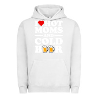 Pigment Lunar Rock i love heart hot moms cold beer funny adult drinking joke Urban Hoodie - artisFamous