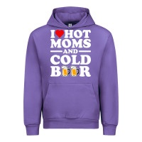 Tulip i love heart hot moms cold beer funny adult drinking joke Urban Hoodie - artisFamous