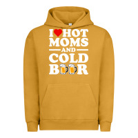 Pigment Peanut Butter i love heart hot moms cold beer funny adult drinking joke Urban Hoodie - artisFamous