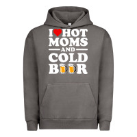 Pigment Tornado i love heart hot moms cold beer funny adult drinking joke Urban Hoodie - artisFamous