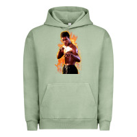 Pigment Oil Green bruce leroy Urban Hoodie - artisFamous