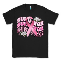 Black survivor breast cancer Classic Tee - CowGirlArtShop