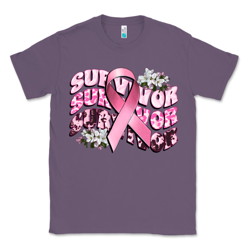 Survivor Breast Cancer Classic Tee by CowGirlArtShop | Teevron