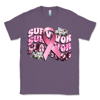 Lavender survivor breast cancer Classic Tee - CowGirlArtShop