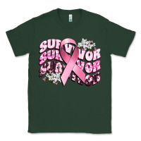 Sports Green survivor breast cancer Classic Tee - CowGirlArtShop