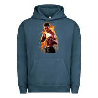 Pigment Midnight Navy bruce leroy Urban Hoodie - artisFamous
