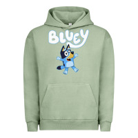 Pigment Oil Green blue cats Urban Hoodie - artisFamous