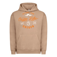 Pigment Burro crater lake oregon national park vintage retro Urban Hoodie - artisFamous
