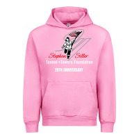 Fuchsia Pink tunnel to towers foundation Urban Hoodie - artisFamous