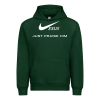 Forest Green jesus just praise him jesus surfed christian Urban Hoodie - artisFamous