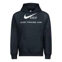 Navy jesus just praise him jesus surfed christian Urban Hoodie - artisFamous