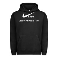 Jesus Just Praise Him Jesus Surfed Christian Urban Hoodie | Teevron
