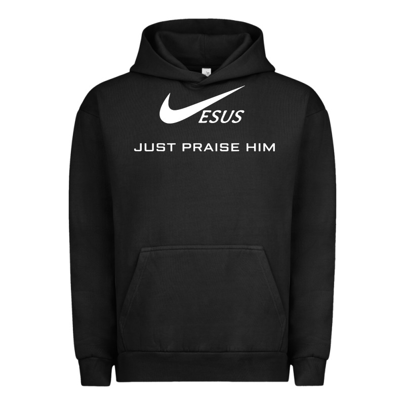 Jesus Just Praise Him Jesus Surfed Christian Urban Hoodie by artisFamous | Teevron