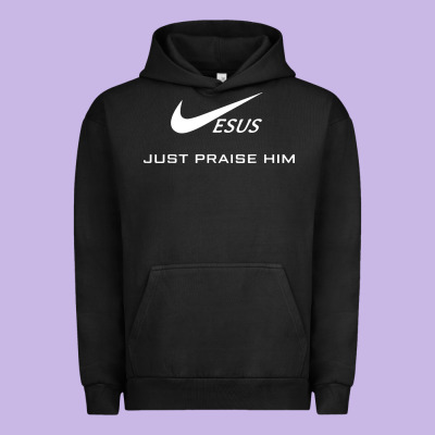 Jesus Just Praise Him Jesus Surfed Christian Urban Hoodie Designed By Artisfamous