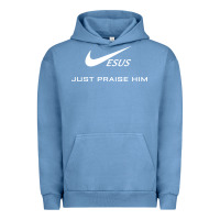 Pigment Pebble Blue jesus just praise him jesus surfed christian Urban Hoodie - artisFamous