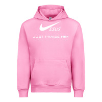 Fuchsia Pink jesus just praise him jesus surfed christian Urban Hoodie - artisFamous