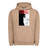 Pigment Burro scarface distressed movie photo Urban Hoodie - artisFamous
