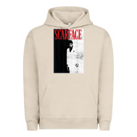 Pigment French Oak scarface distressed movie photo Urban Hoodie - artisFamous