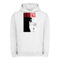 Pigment Lunar Rock scarface distressed movie photo Urban Hoodie - artisFamous