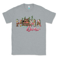 Heather Grey mama bear with daisy Classic Tee - RanaPortraitStore