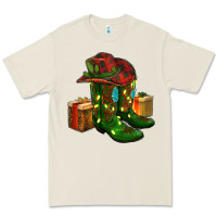 Bone cowboy hat with boots christmas Premium Tee - RanaPortraitStore