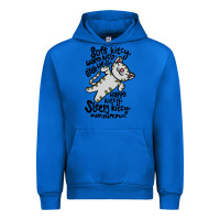 Cobalt soft kitty warm kitty Urban Hoodie - artisFamous