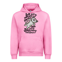 Fuchsia Pink soft kitty warm kitty Urban Hoodie - artisFamous