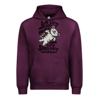 Mauve Wine soft kitty warm kitty Urban Hoodie - artisFamous