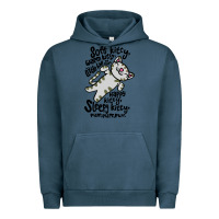 Pigment Midnight Navy soft kitty warm kitty Urban Hoodie - artisFamous