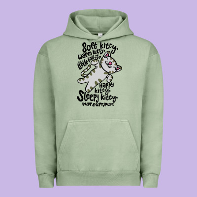 Soft Kitty Warm Kitty Urban Hoodie Designed By Artisfamous