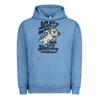 Pigment Pebble Blue soft kitty warm kitty Urban Hoodie - artisFamous