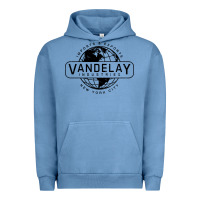 Pigment Pebble Blue vandelay nyc Urban Hoodie - artisFamous