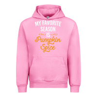 Fuchsia Pink my favorite season is pumpkin spice Urban Hoodie - artisFamous