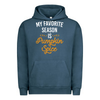 Pigment Midnight Navy my favorite season is pumpkin spice Urban Hoodie - artisFamous