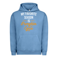 Pigment Pebble Blue my favorite season is pumpkin spice Urban Hoodie - artisFamous