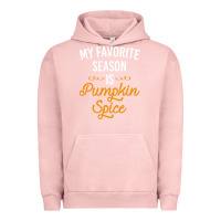 Pigment Salmon my favorite season is pumpkin spice Urban Hoodie - artisFamous