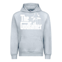 Heather Grey the godfather original white title Urban Hoodie - artisFamous