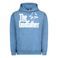 Pigment Pebble Blue the godfather original white title Urban Hoodie - artisFamous