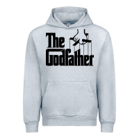 Heather Grey the godfather original white title Urban Hoodie - artisFamous