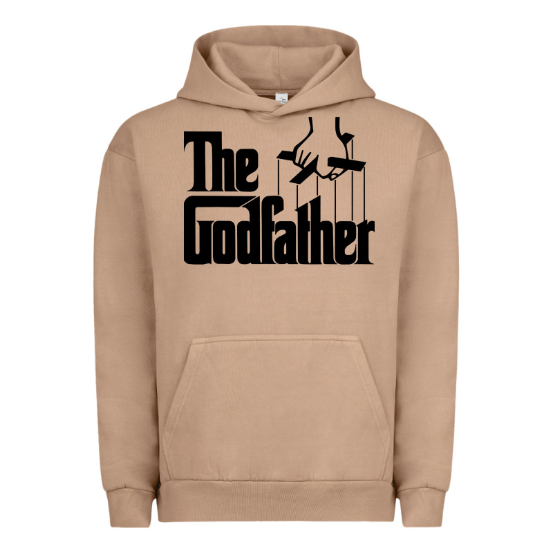 The Godfather Original White Title Urban Hoodie by artisFamous | Teevron