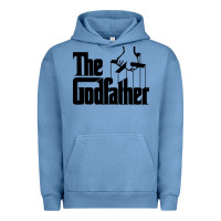 Pigment Pebble Blue the godfather original white title Urban Hoodie - artisFamous