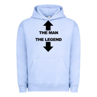 Pigment Grape Ice the man the legend funny adult humor Urban Hoodie - artisFamous