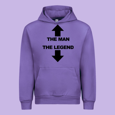The Man The Legend Funny Adult Humor Urban Hoodie Designed By Artisfamous