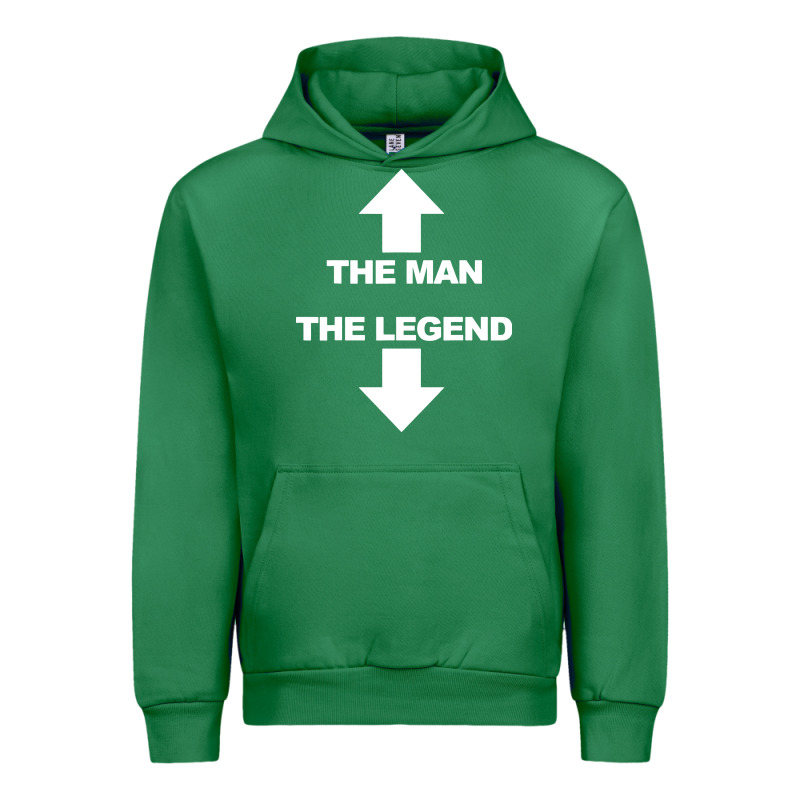 The Man The Legend Funny Adult Humor Urban Hoodie by artisFamous | Teevron